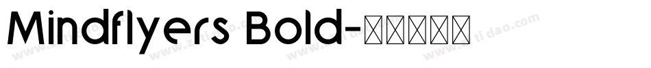 Mindflyers Bold字体转换